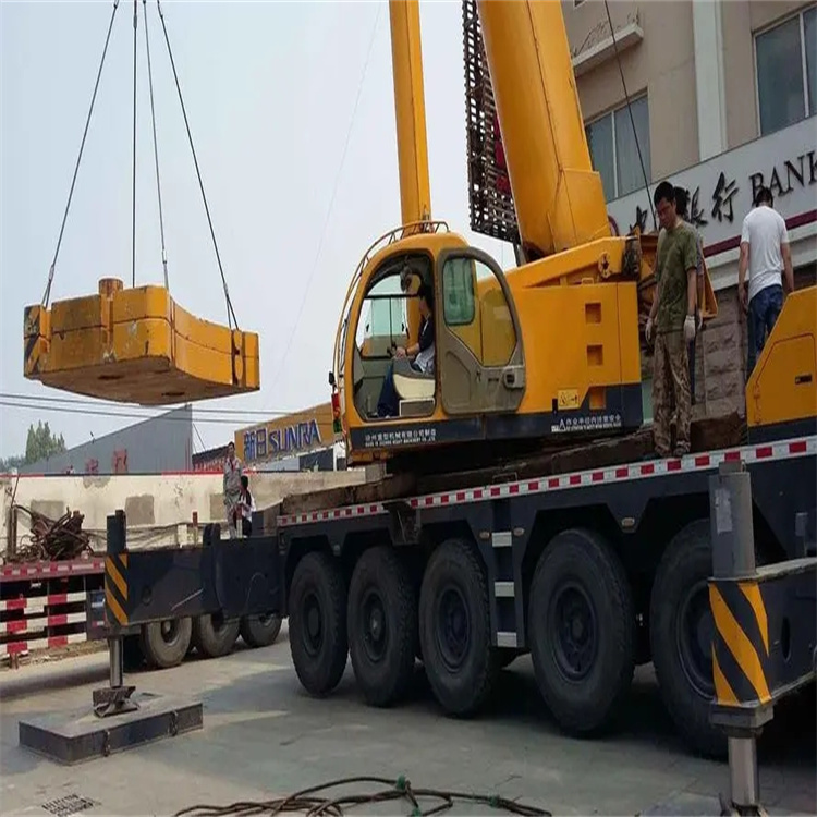 屯城镇当地吊车出租|机器吊装|75吨|工厂搬迁服务